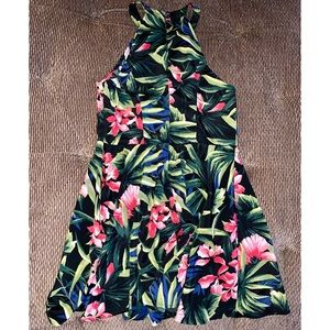 Hollister floral tropical dress